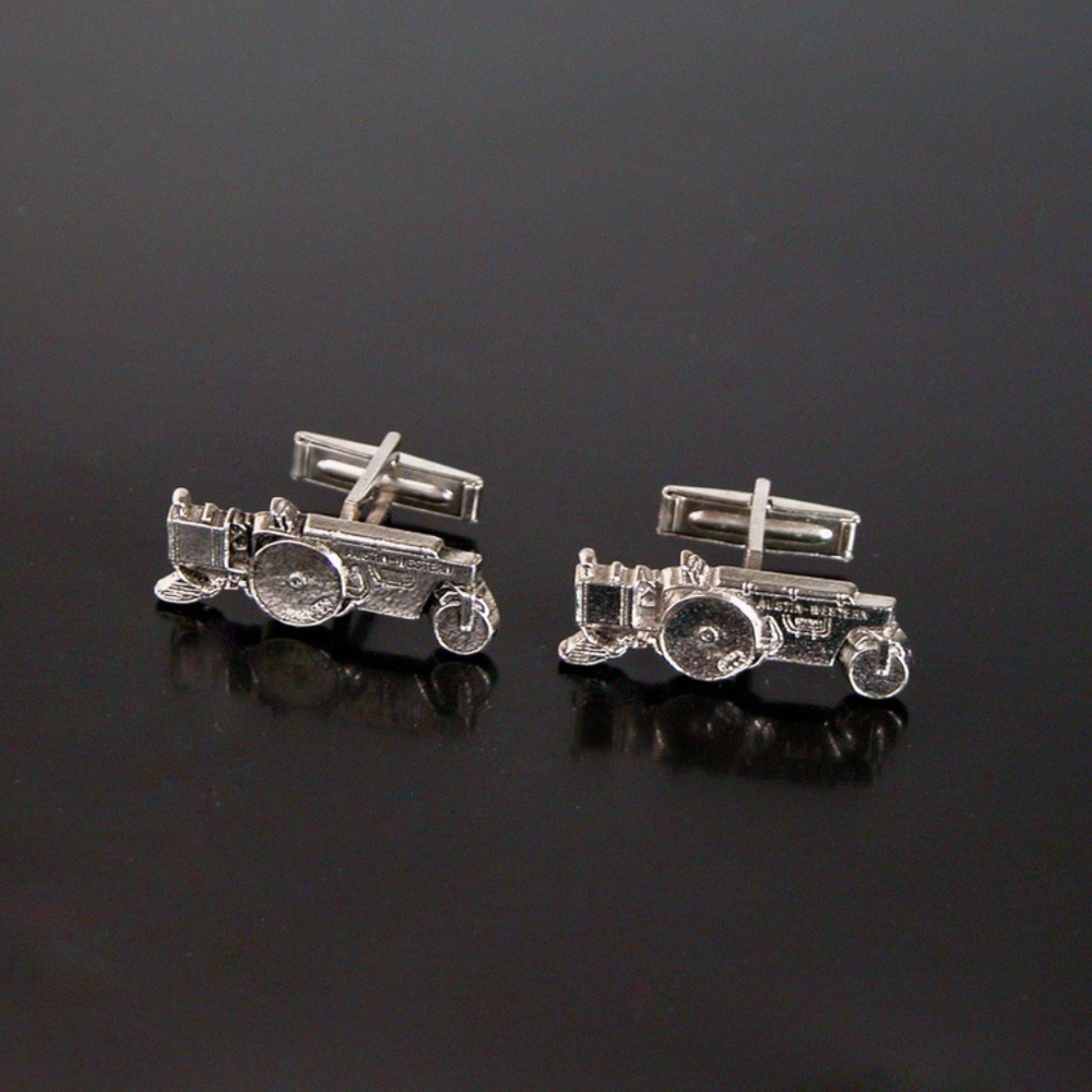 Vtg Austin Western Road Machinery Cufflinks